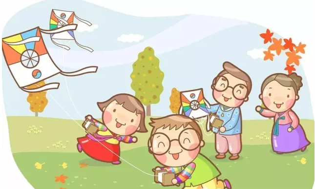 EF青岛英孚四月活动：与父母一起放风筝